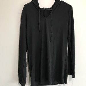 Plain Black Hoodie